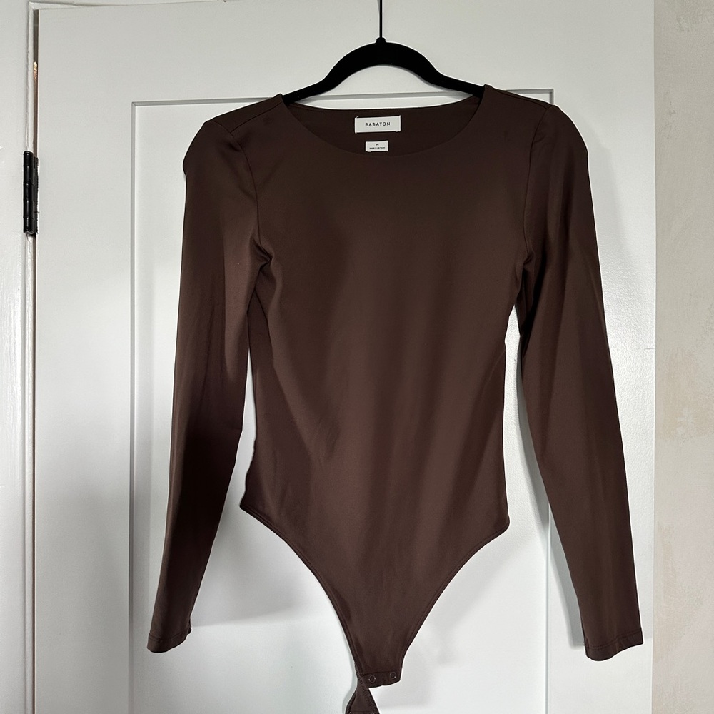 Babaton Brown Bodysuit